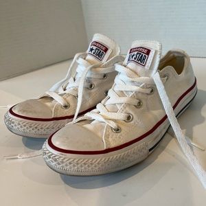 Converse All Star Shoes Junior CTAS White Unisex Size 3